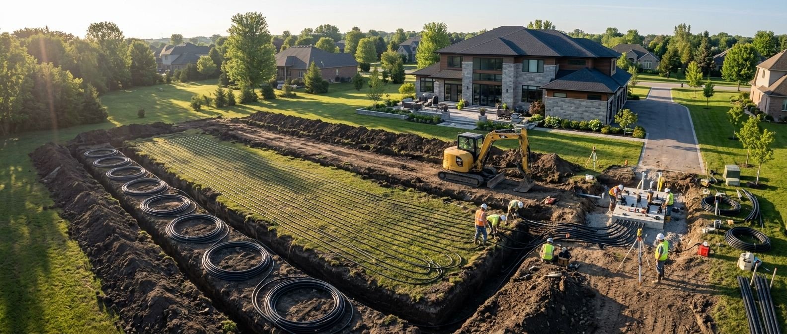 Ground loop installation